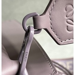 Loewe Puzzle Edge Small Bag In Pale Aubergine Satin Calfskin LS929184