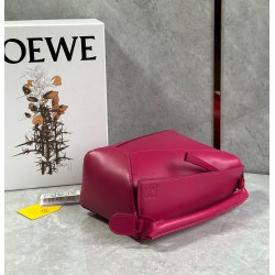 Loewe Puzzle Edge Small Bag In Ruby Red Satin Calfskin LS929185