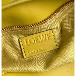 Loewe Puzzle Edge Small Bag In Yellow Satin Calfskin LS929187