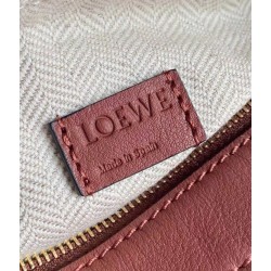 Loewe Puzzle Mini Bag In Purple/Caramel/Blossom Calfskin LS929202