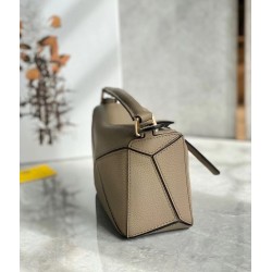 Loewe Puzzle Mini Bag In Sandy Grained Calfskin LS929203