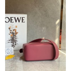 Loewe Puzzle Small Bag In Plumrose Satin Calfskin LS929221