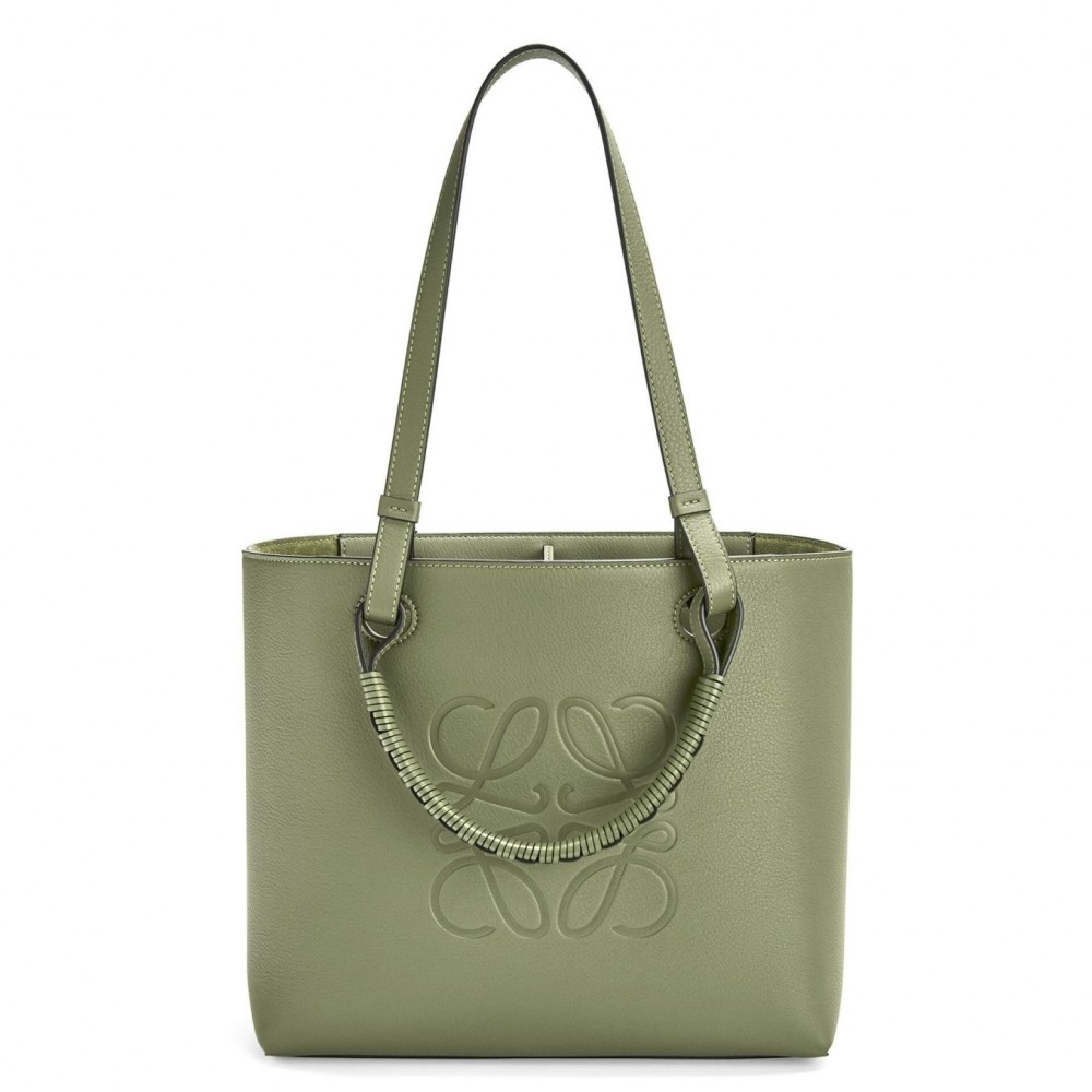 Loewe Small Anagram Tote In Rosemary Classic Calfskin LS929235