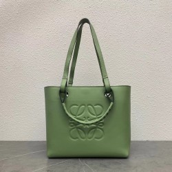 Loewe Small Anagram Tote In Rosemary Classic Calfskin LS929235