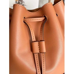 Loewe Small Balloon Bucket Bag In Camel Calfskin LS929239