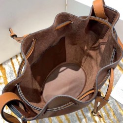 Loewe Small Balloon Bucket Bag In Hazelnut/Tan Calfskin LS929241