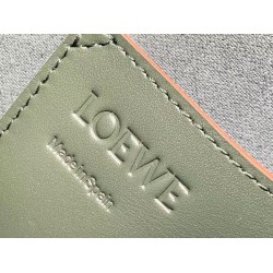 Loewe Small Balloon Bucket Bag In Khaki Calfskin LS929242