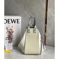 Loewe Small Hammock Multicolour Bag In Grey Calfskin LS929259