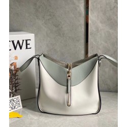 Loewe Small Hammock Multicolour Bag In Grey Calfskin LS929259