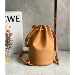 Loewe Small Sailor Bucket Bag In Brown Nappa Leather LS929275