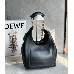 Loewe Small Squeeze Bag in Black Nappa Lambskin LS929279