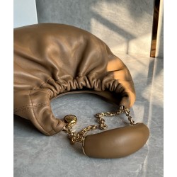 Loewe Small Squeeze Bag in Brown Nappa Lambskin LS929280