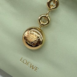 Loewe Small Squeeze Bag in Spring Jade Nappa Lambskin LS929284