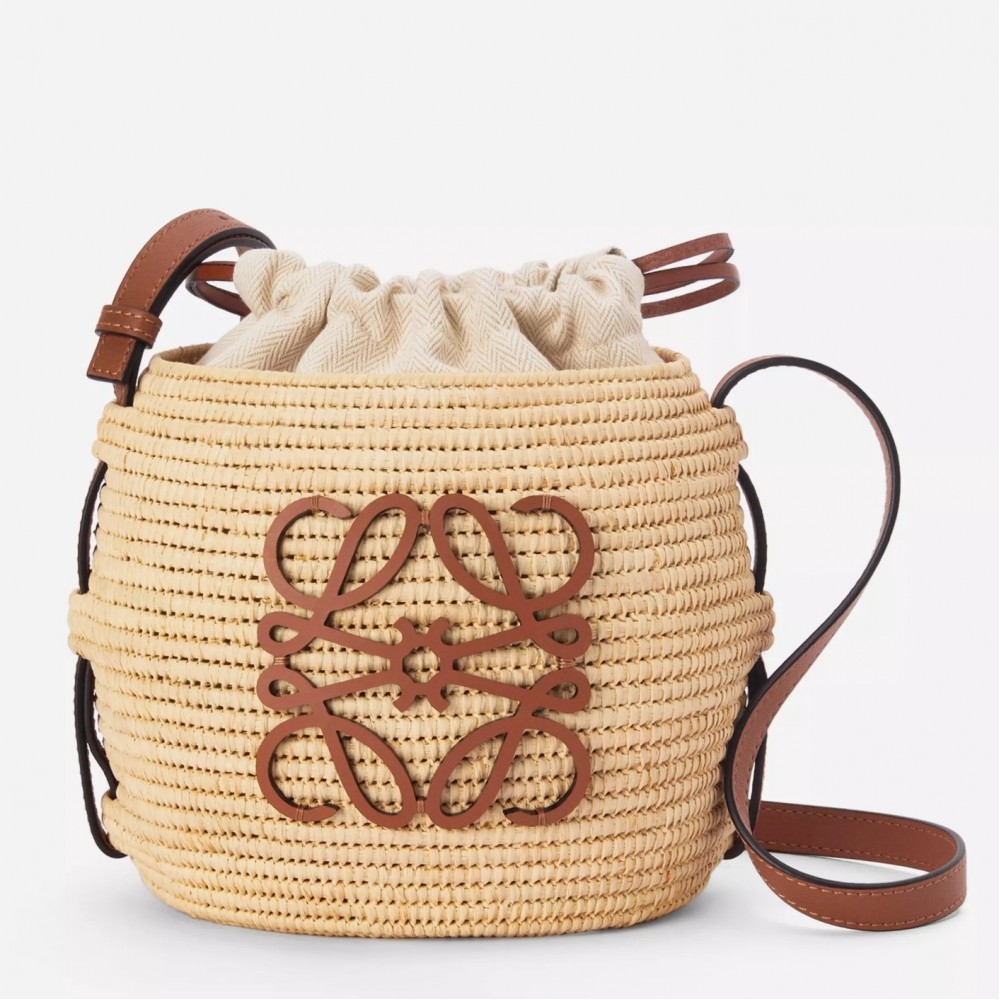 Loewe x Paula's Ibiza Raffia Beehive Basket Bag LS929287