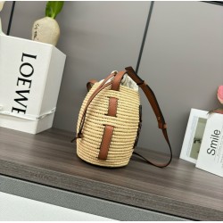 Loewe x Paula's Ibiza Raffia Beehive Basket Bag LS929287